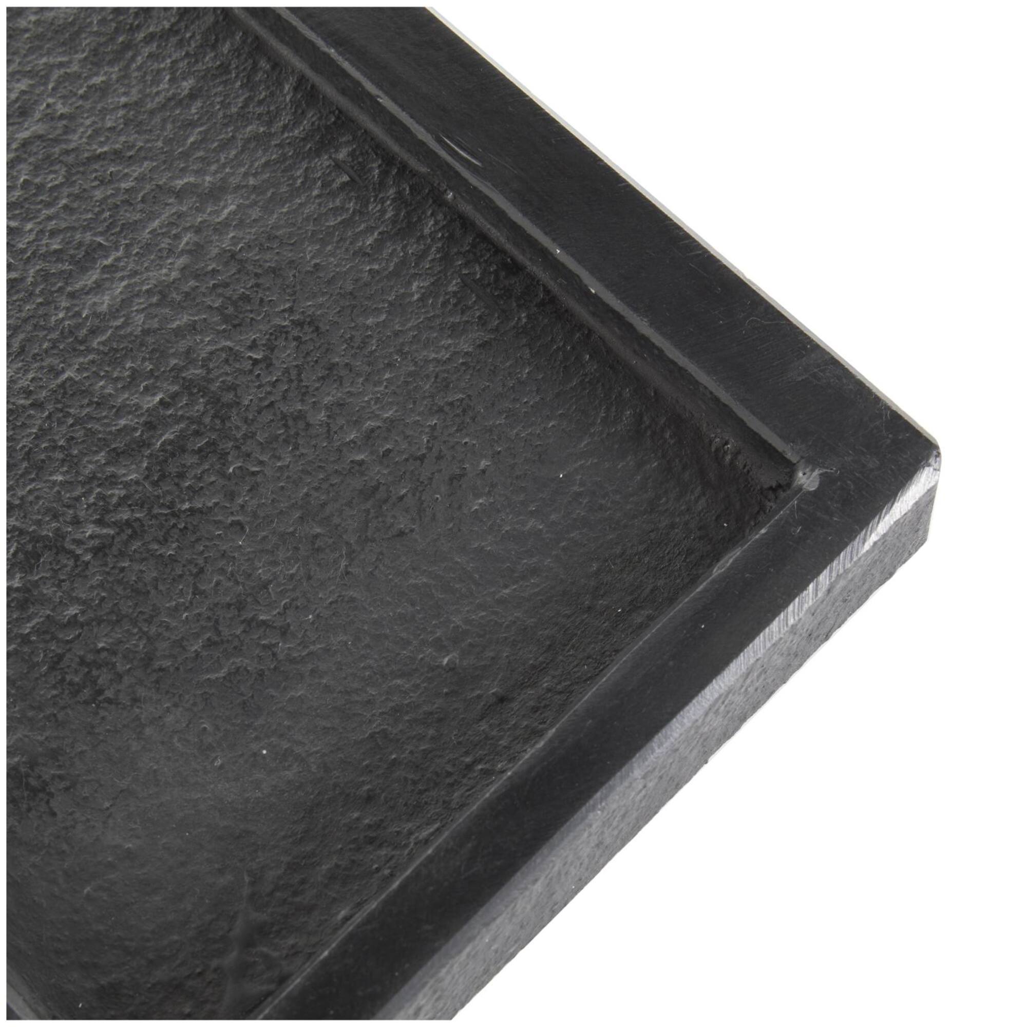 Black Textured Marble Tray Set